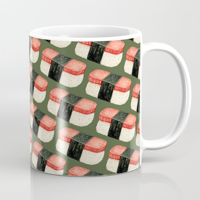 Musubi Pattern - Green Coffee Mug