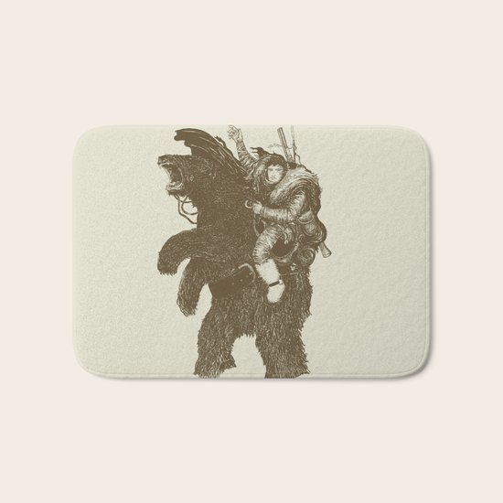 Bearpoleon Bath Mat