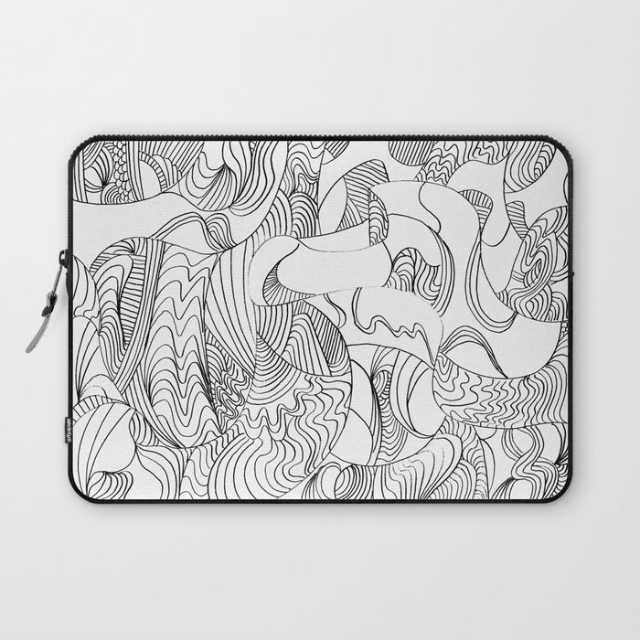 Lines In Mind Laptop Sleeve