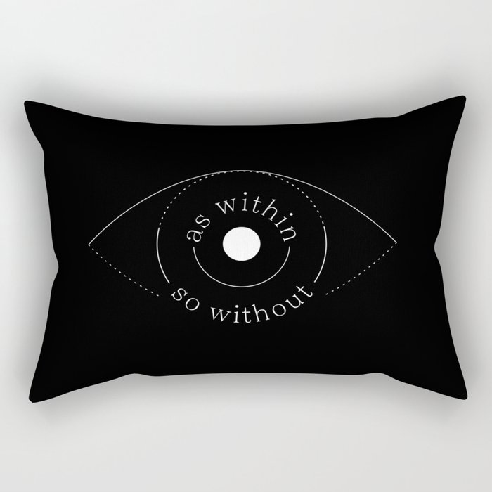 As Within So Without Rectangular Pillow