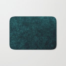 Teal Blue Velvet Texture Bath Mat | Background, Velour, Cute, Monochrome, Retro, Boudoir, Americana, Fabric, Vintage, Texture 