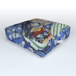 THE BLUE ROOM - SUZANNE VALADON Outdoor Floor Cushion