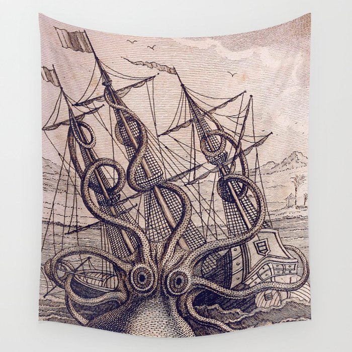 Kraken tapestry clearance