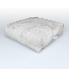 Beige Marble Texture Outdoor Floor Cushion