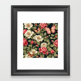 wild roses  Framed Art Print