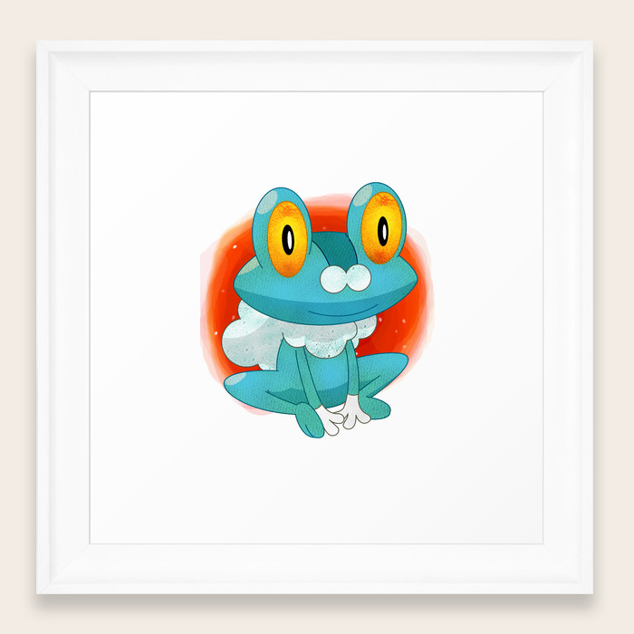 Froakie Pokemon Framed Art Print By Melallevopuesta Society6