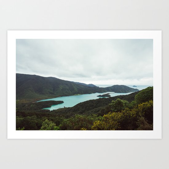 Marlborough Sounds Art Print