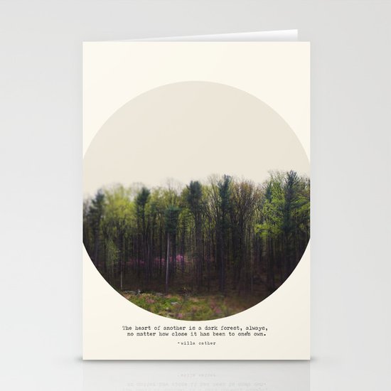 Dark Forest Stationery Cards