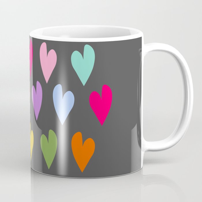 Cloud with raindrop hearts teacher appreciation gift big heart Coffee Mug