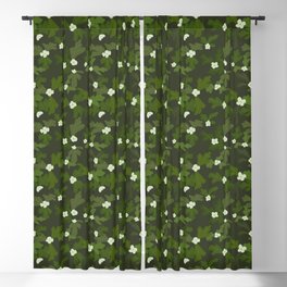 Wild forest flowers Blackout Curtain