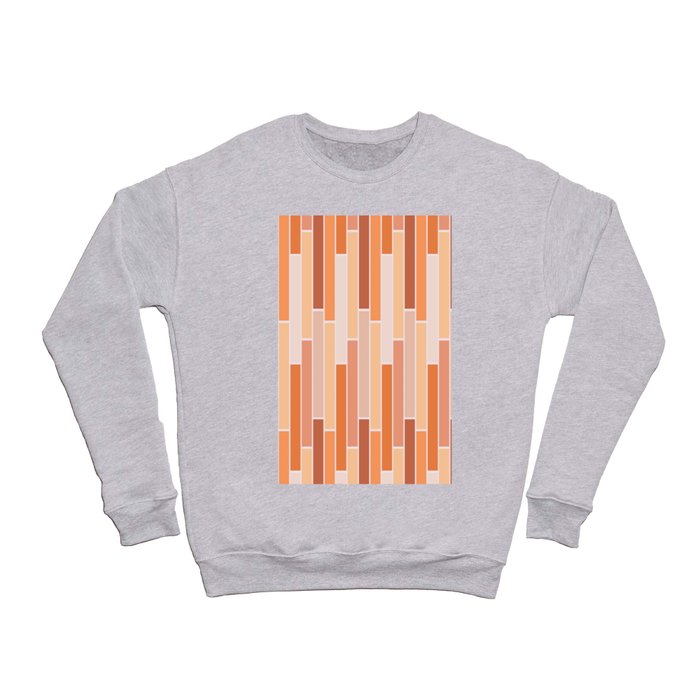 Brick Geometric Pattern Crewneck Sweatshirt