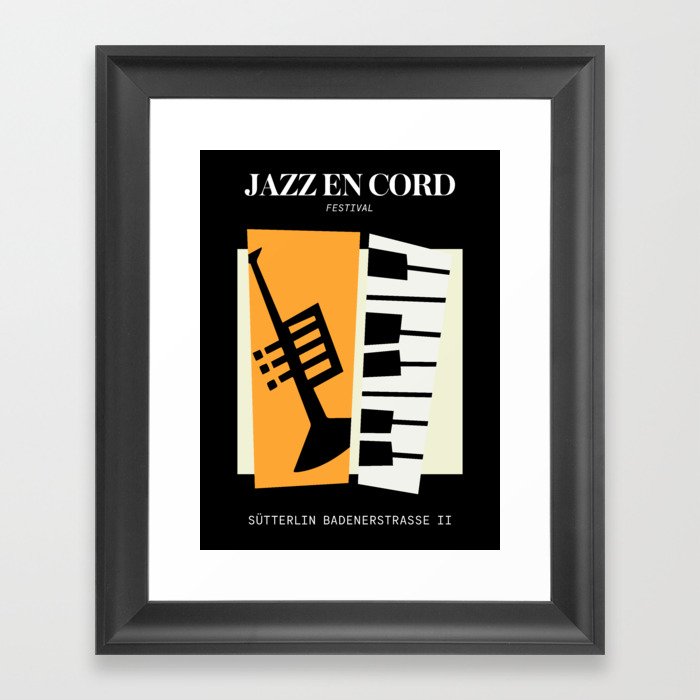Jazz | Bauhaus II Framed Art Print