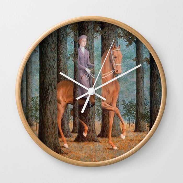 Rene Magritte La Corde Sensible Wall Clock