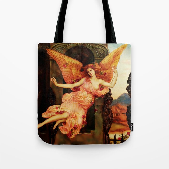 “Angel of Joy” by Evelyn De Morgan Tote Bag