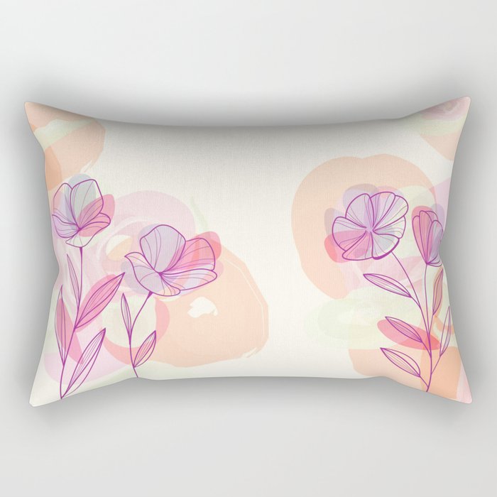 flower Rectangular Pillow