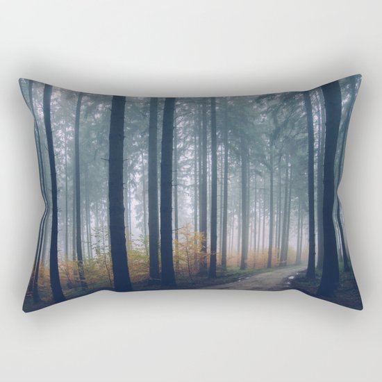 Into the woods #fog Rectangular Pillow