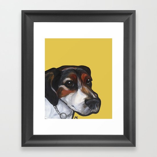 Milo the Jack Russell Terrier Framed Art Print