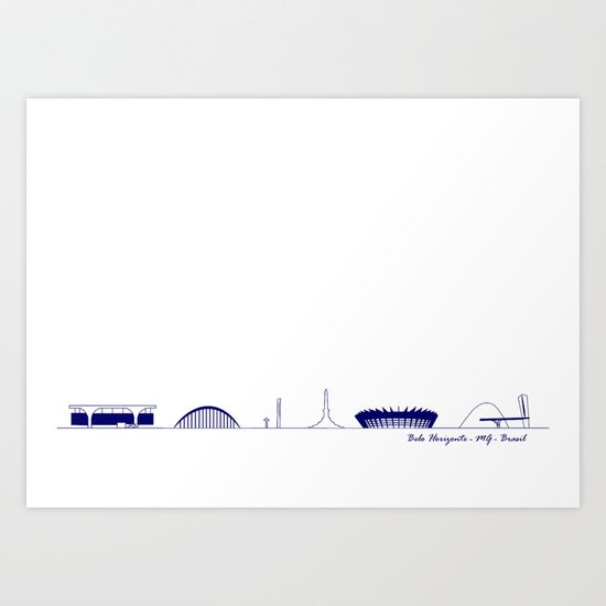 Belo Horizonte II Art Print