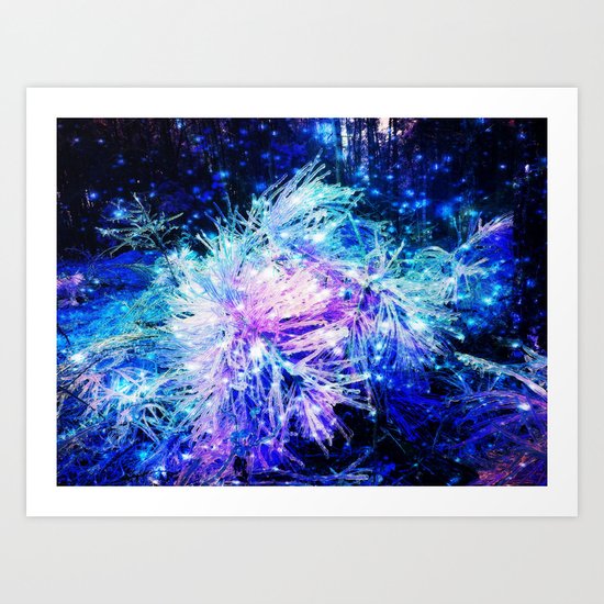 Galaxy Plant Art Print