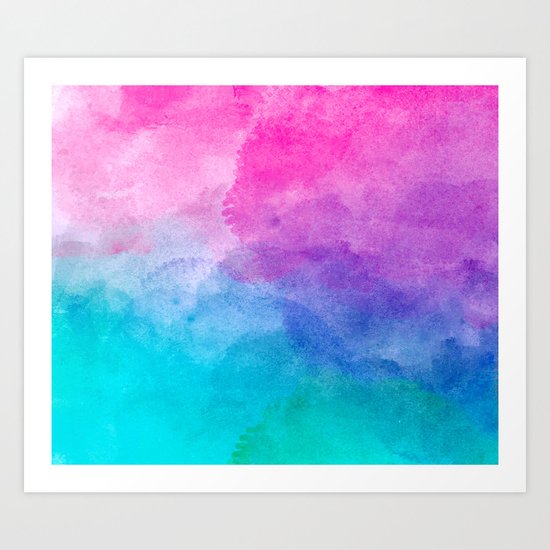 Cotton candy Art Print