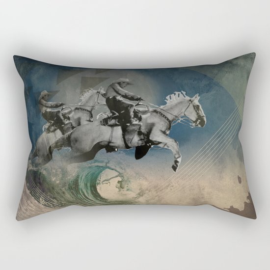 riders on the storm Rectangular Pillow
