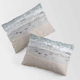 Seashore Sandpipers in tideland Pillow Sham