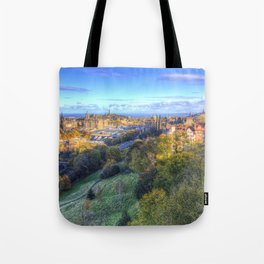 Edinburgh City Panorama Tote Bag