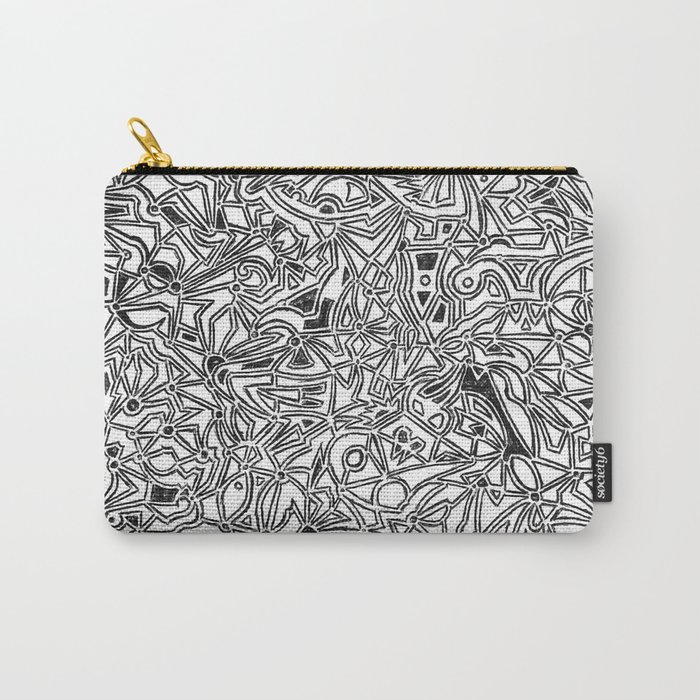 abstract pattern Carry-All Pouch