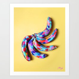 EttaVee Banana Art Print