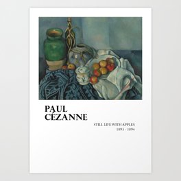 Still life - Paul Cézanne Art Print