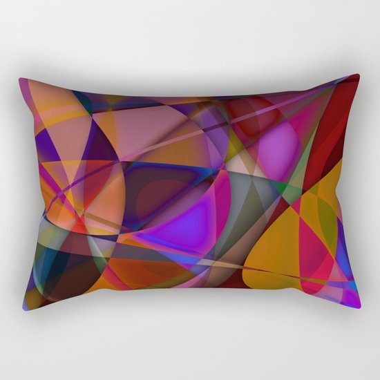 Abstract #376 Rectangular Pillow