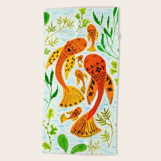 Gypsy Fish Beach Towel
