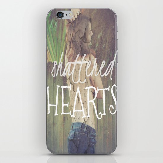 Shattered Hearts Club iPhone Skin