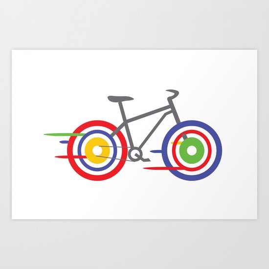 Bike! Art Print