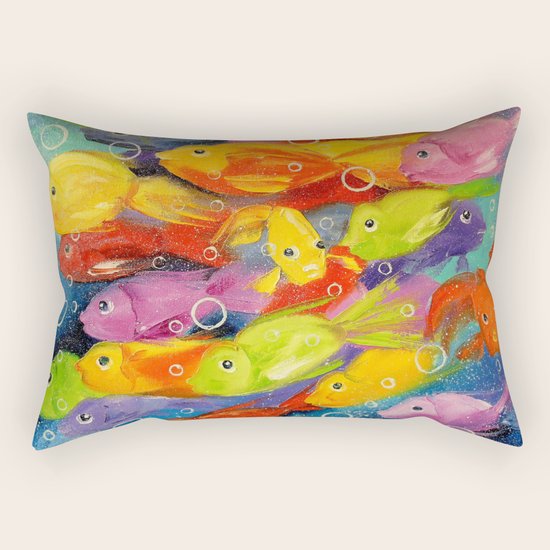 Fish Rectangular Pillow