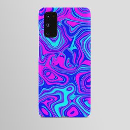 Liquid Color Pink and Blue Android Case