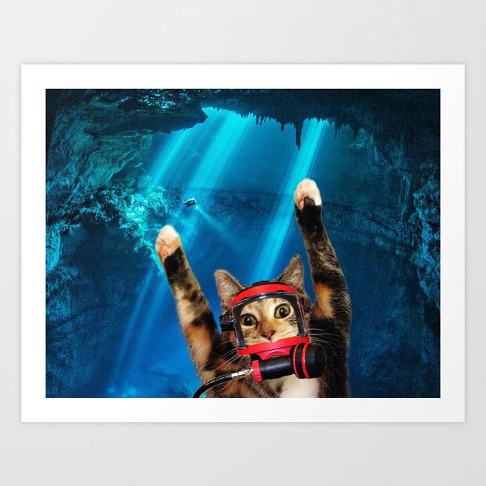 Twenty Thousand Flea's Under the Sea Art Print