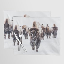 Winter Buffalo Placemat