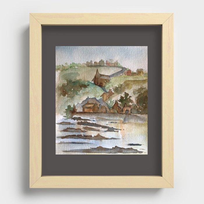 Tropical Aberdeenshire Recessed Framed Print