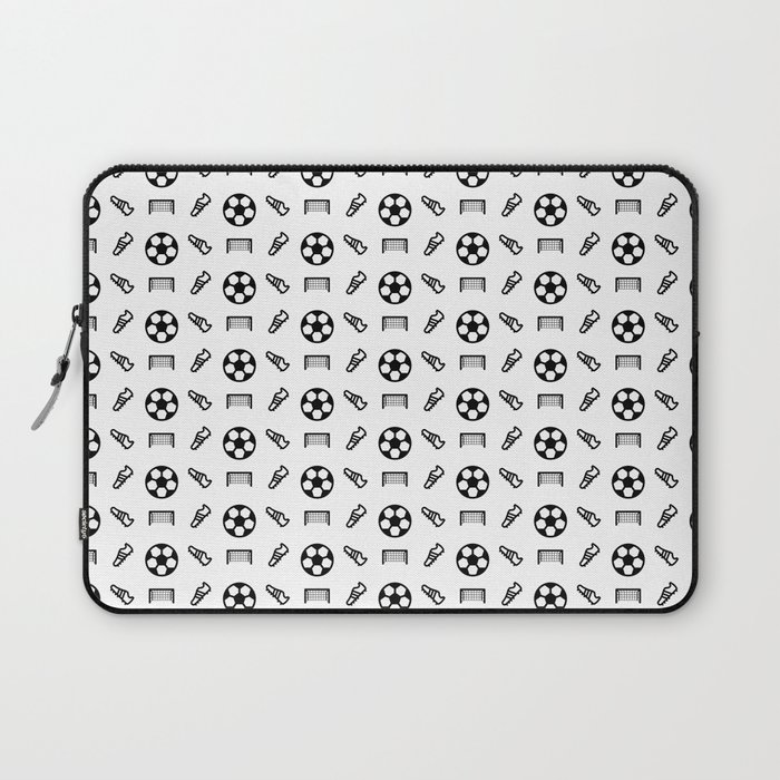 Football and Soccer Pattern Laptop Sleeve