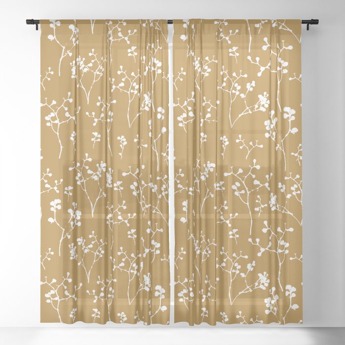 FLORA XI-III-III Sheer Curtain