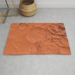 Mars surface Area & Throw Rug