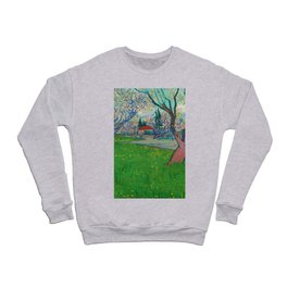 Orchards in Blossom, View of Arles, 1889 by Vincent van Gogh Crewneck Sweatshirt