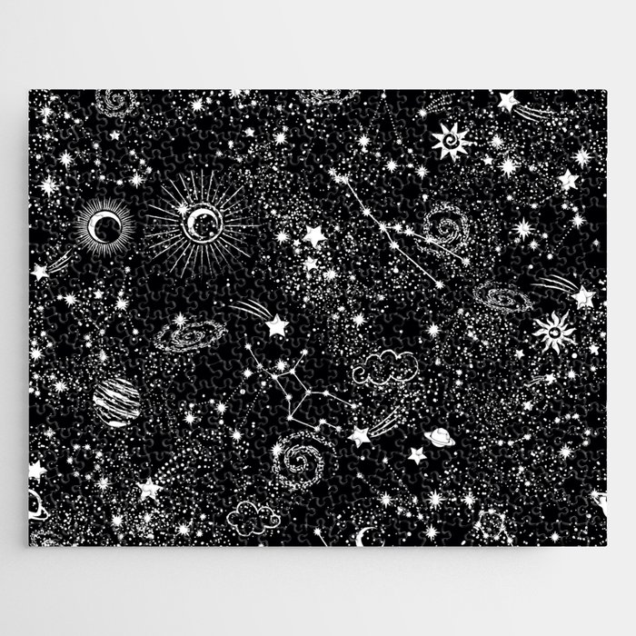 Starry Cosmic Galaxy Planets & Constellations II Jigsaw Puzzle
