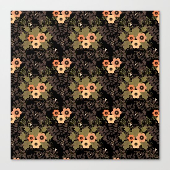 The floral pattern . Canvas Print