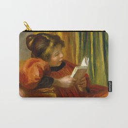 Pierre-Auguste Renoir "Girl Reading" Carry-All Pouch