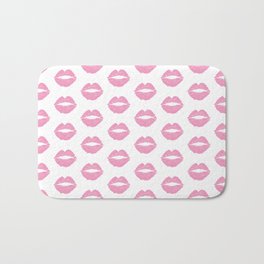 Light Pink Lips Bath Mat