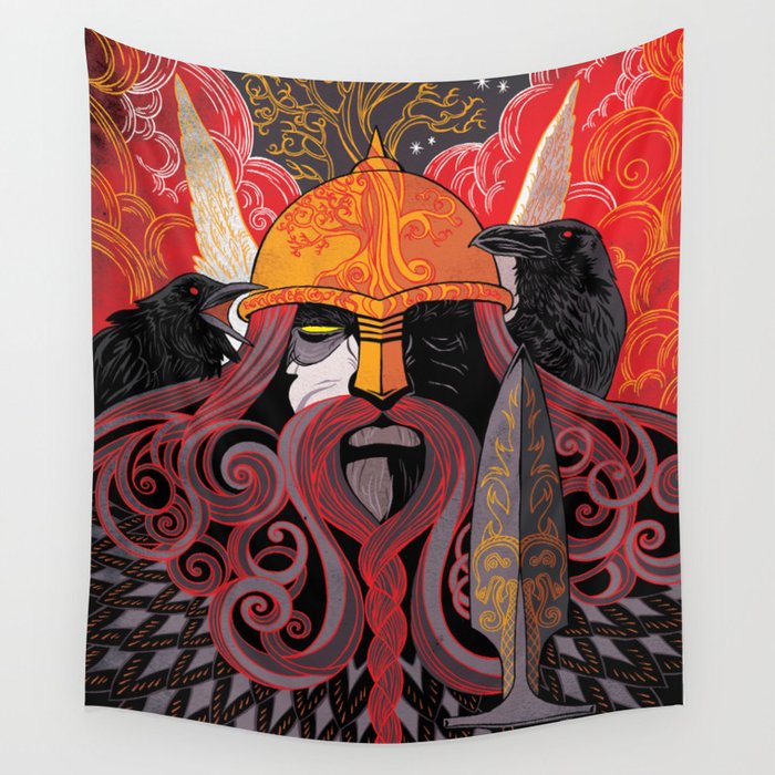 Odin tapestry cheap