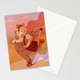 A Tiger's Day Off Stationery Card