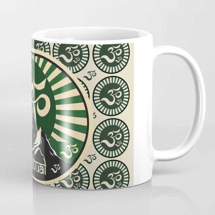 Spiritual Pattern Om Coffee Mug